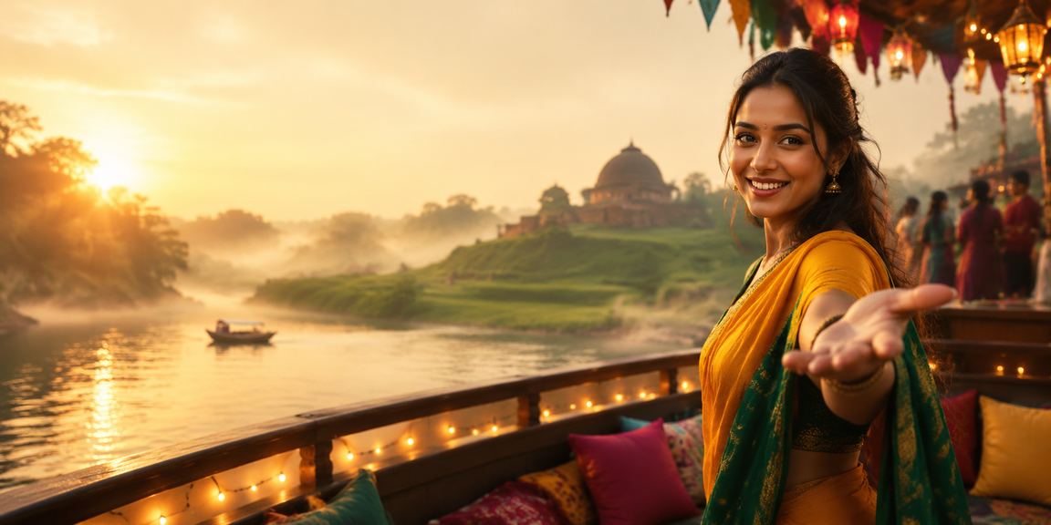 User enjoying a registration bonus at a tea garden in Comilla